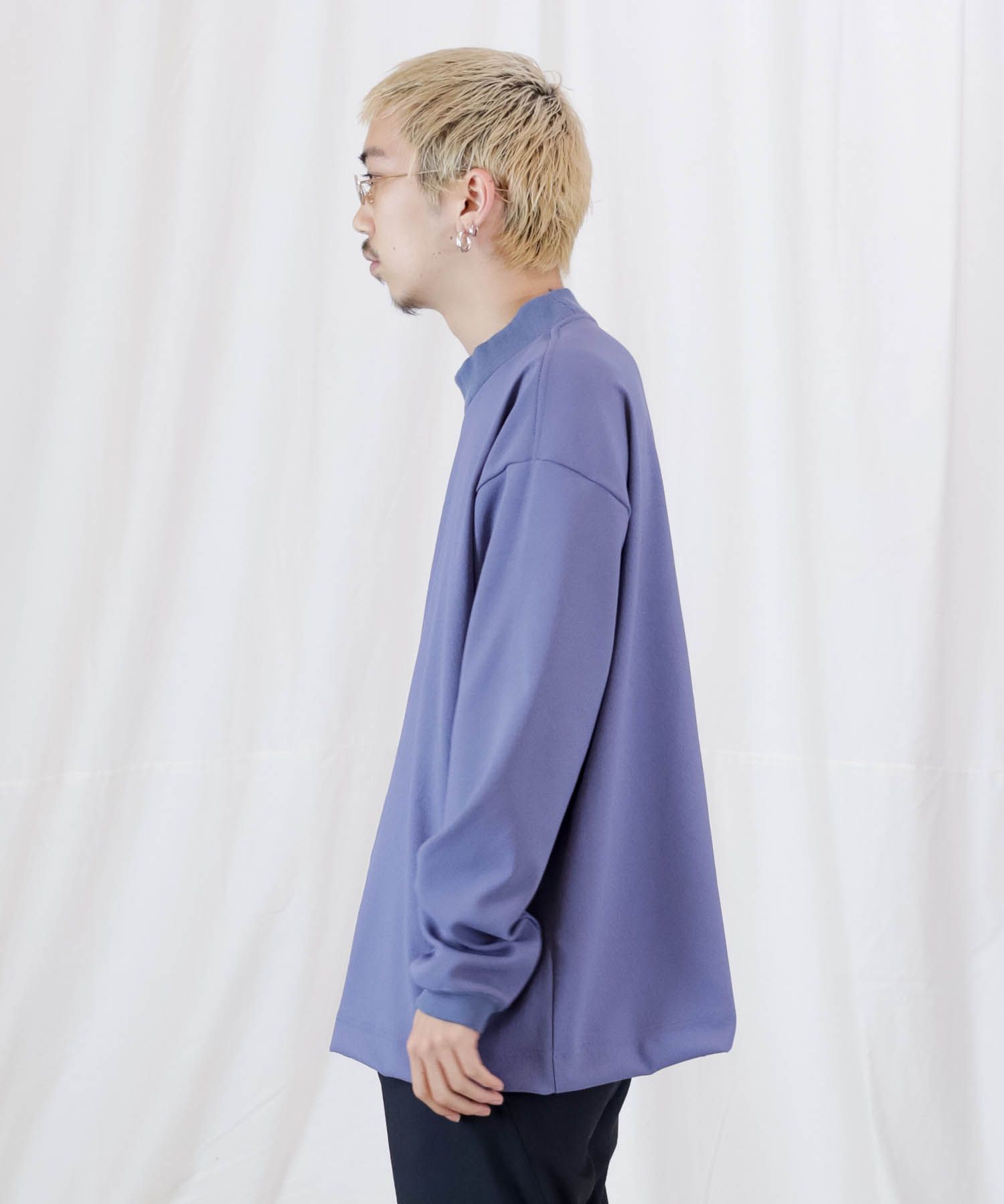 FULLDULL MOCK NECK L/S T / モックネック プルオーバーシャツ / 379111