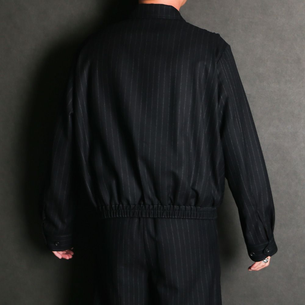 "Jomon Relief" Zip-Up Blouson - Black / ジップアップブルゾン / TA26AW-BL049