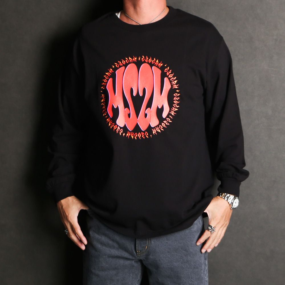 MASSES ブラック 長袖カットソー M マシス　長瀬 エムアンドエム x MASSES マシス 21AW エムアンドエムロゴ