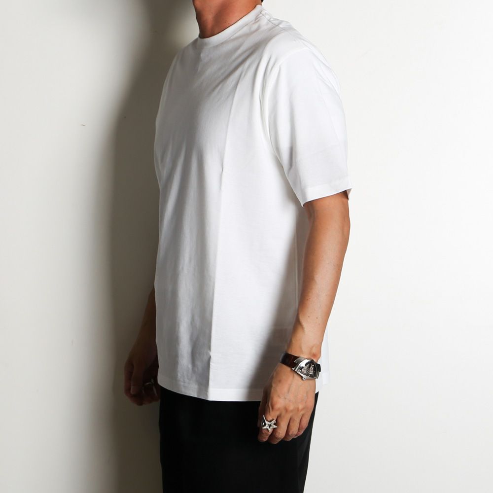 CREW NECK TEE - WHITE / 30/1オーガニックコットン空紡天竺 - クルーネックTee / M26B14CS02B
