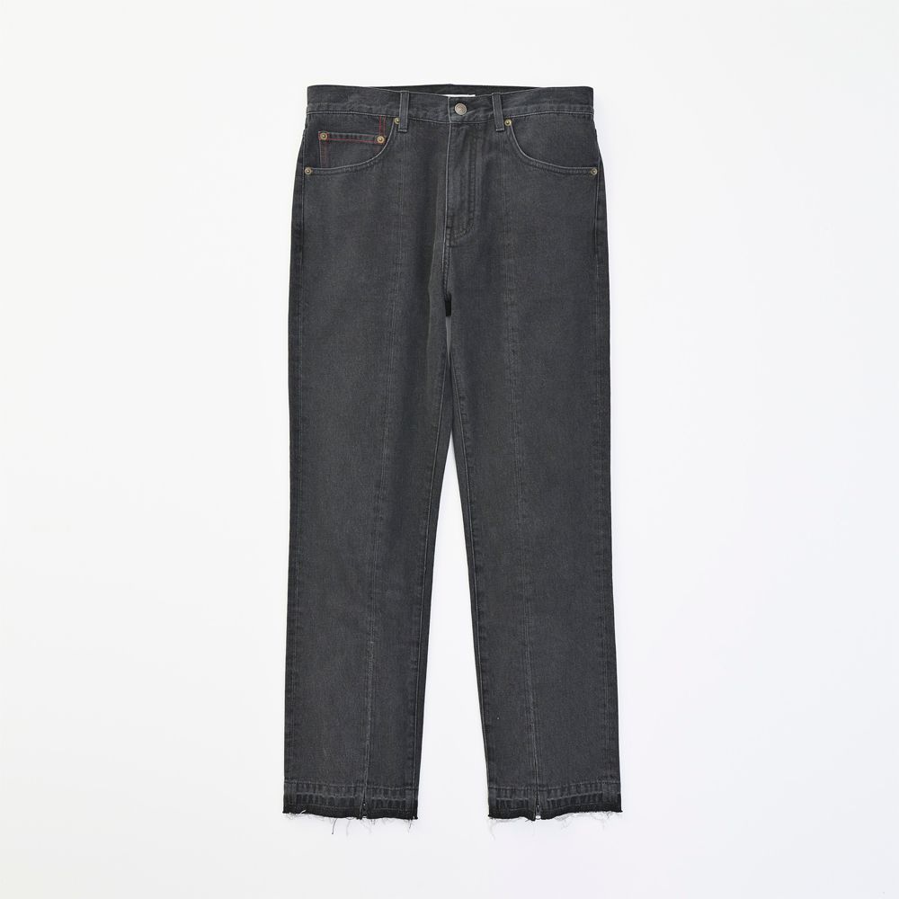 WASHED DENIM PANTS / センタースリット デニムパンツ / VTM-21-P-032