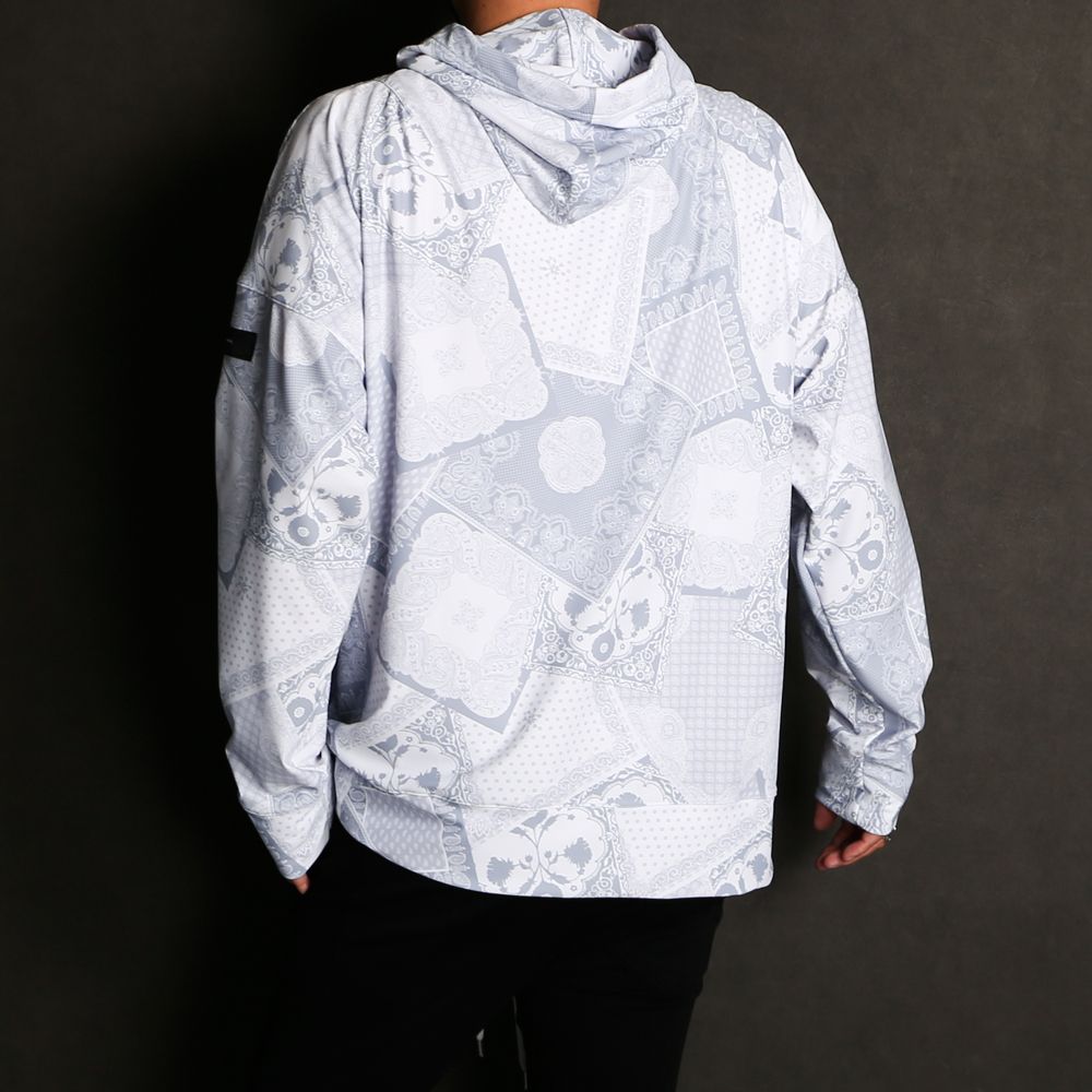 Paisley RUSH loose hoodie / ラッシュガード ルーズパーカー / RC24-C-001