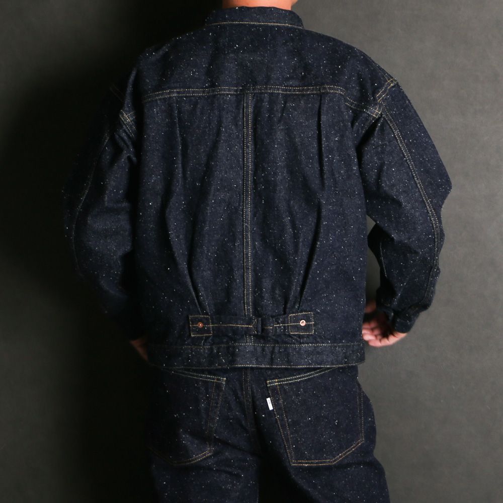 #001 T-BACK DENIM JACKET ONE-WASHED / JK-YY-0001