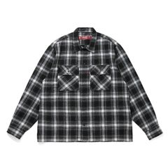 Ombre Check L/S Shirt (26ss) - BLK / オンブレチェックシャツ / HS-020526
