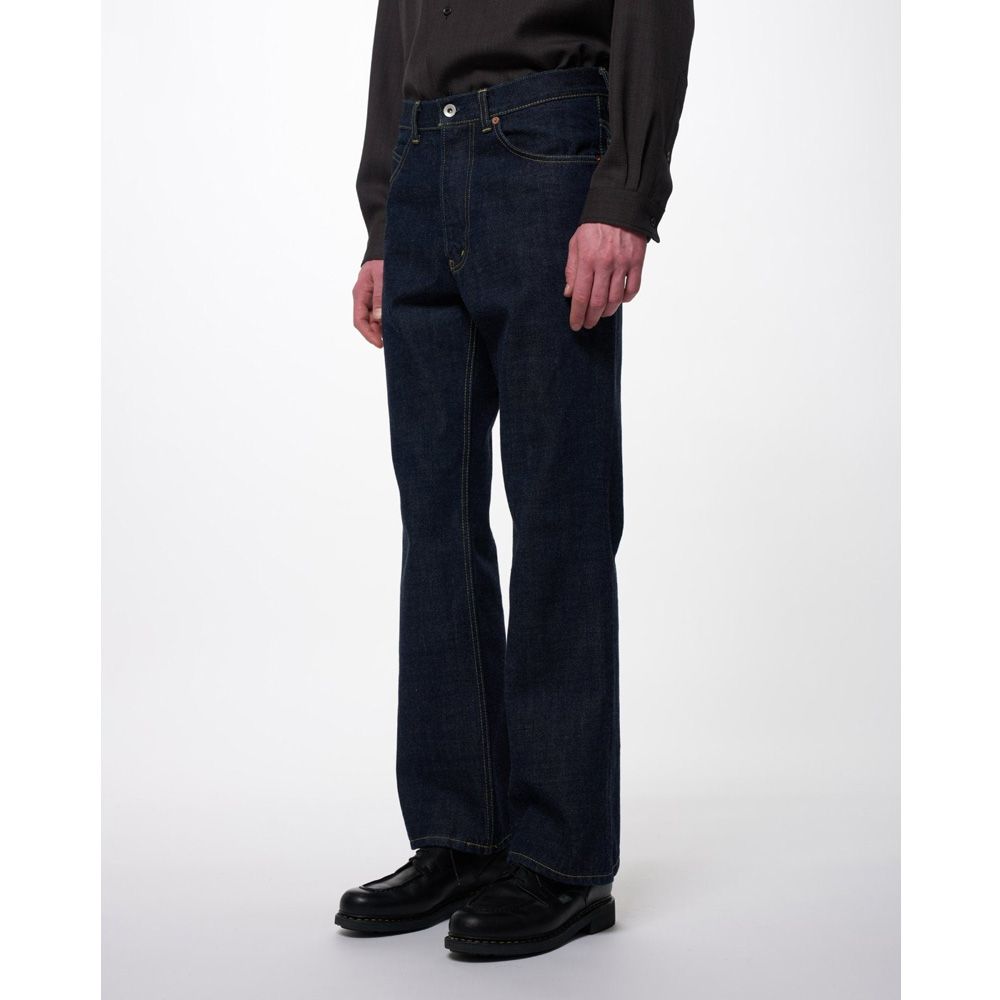 SLIGHT FLARE JEANS - INDIGO O.W / オーガニックコットン 13.5oz セルビッチデニム - スライトフレアジーンズ / M26C07PT02C