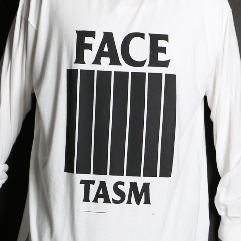 7 BARS LONG SLEEVE TEE - WHITE / グラフィック Tシャツ / KR-TEE-U03
