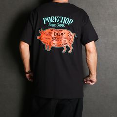 PCP BACK TEE - BLACK / ショートスリーブTシャツ