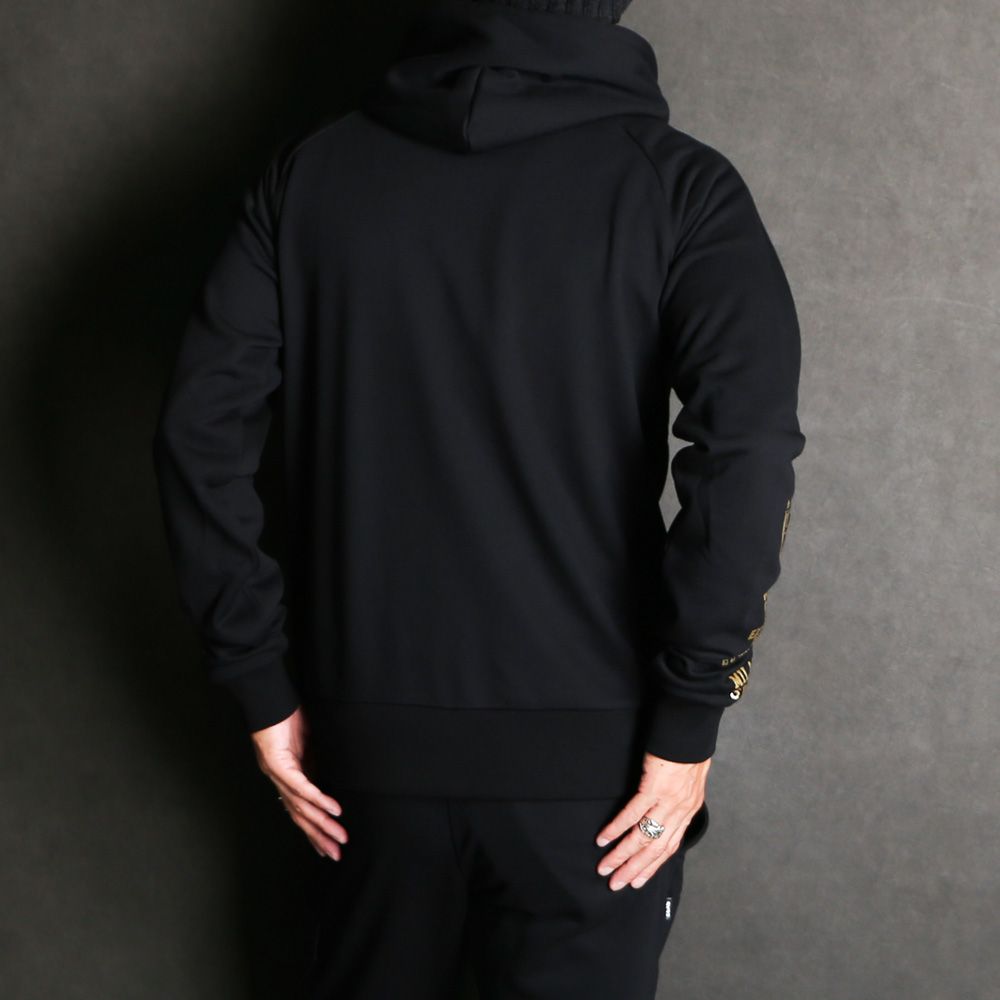 SY32 by SWEET YEARS - TEXTURE MIX ZIP HOODIE / ジップアップ
