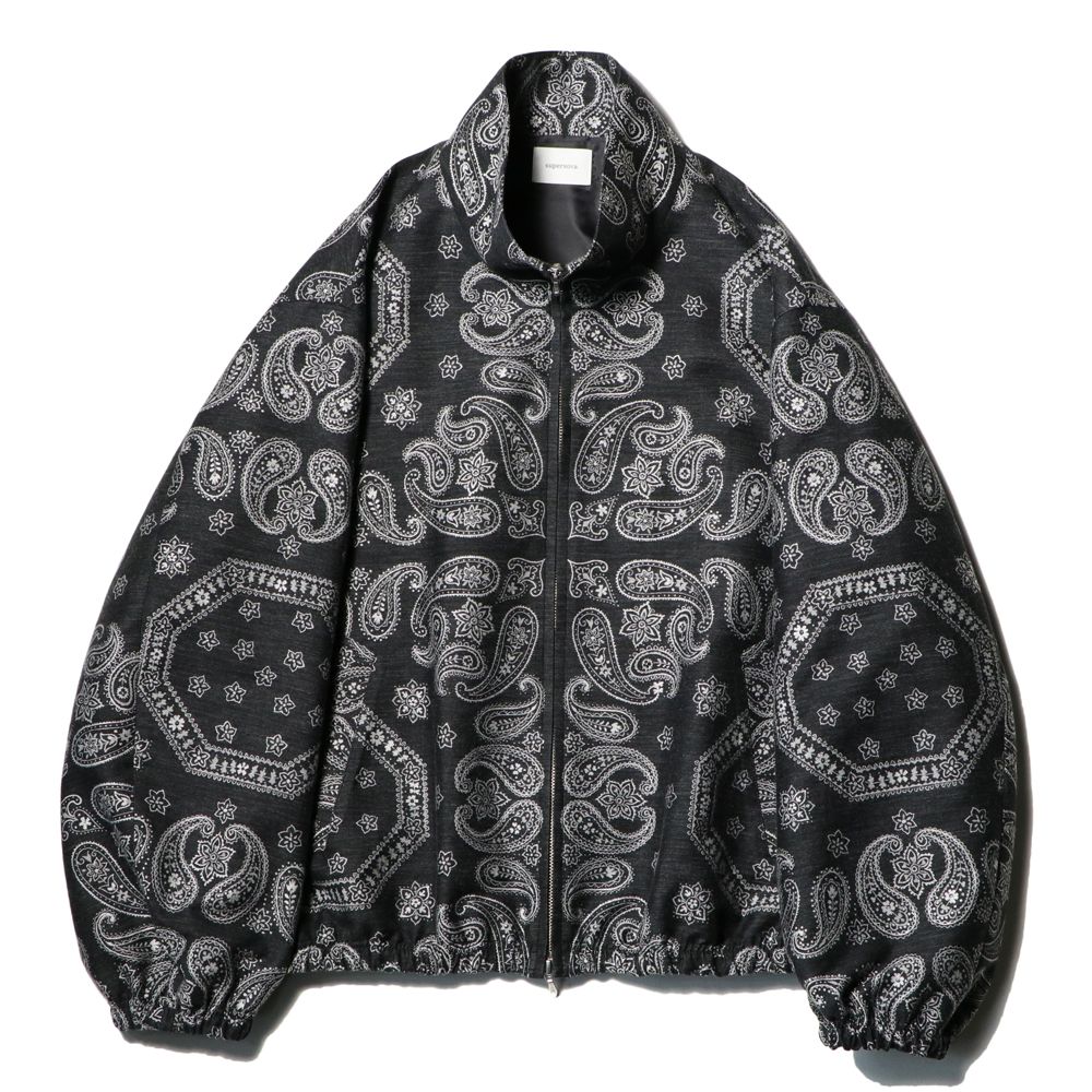 superNova. - Track jacket - Bandana jacquard / トラックジャケット - バンダナ ジャガード /  SN-533A | chemical conbination