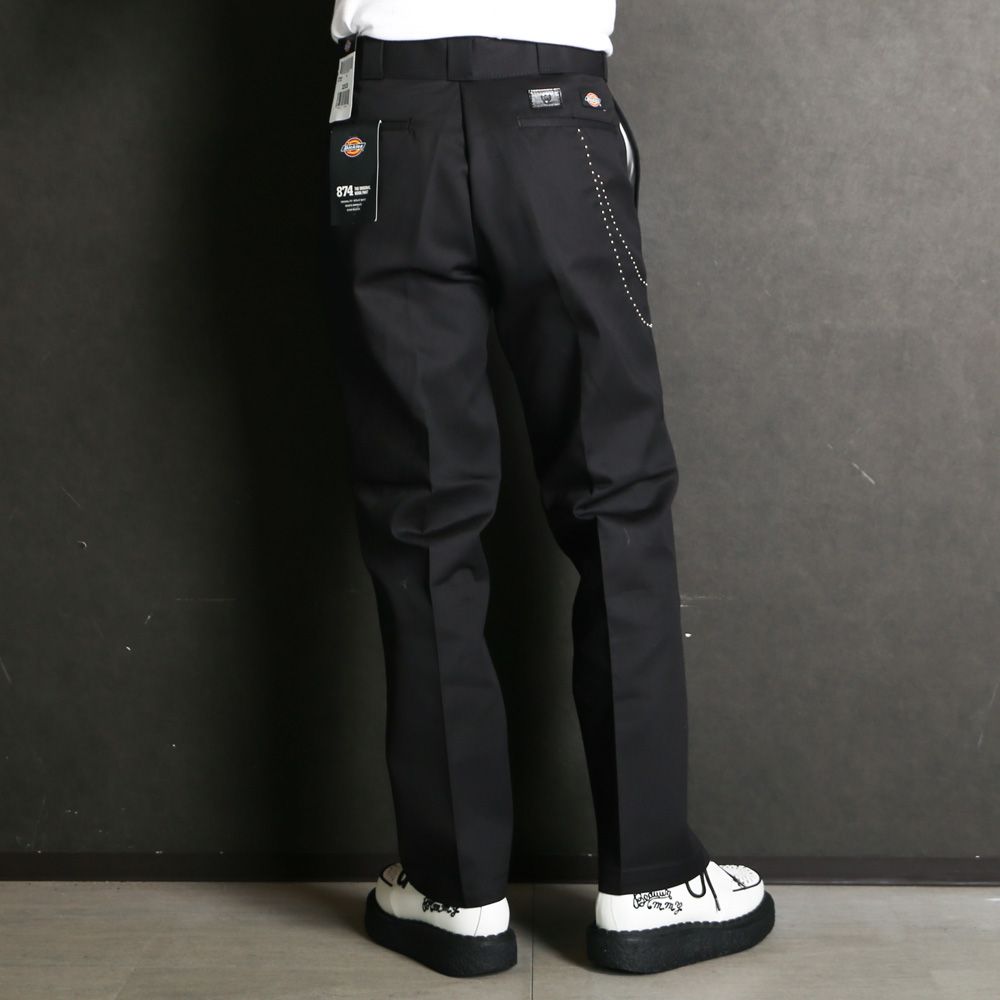 Dickies Pants 874 #Double Chain - Black / ワークパンツ / BTZAA570