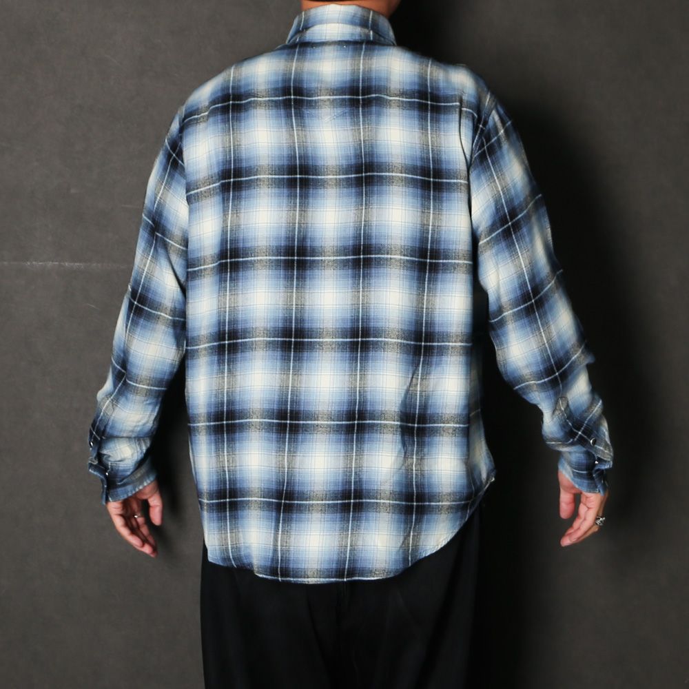 R.Flannel Ombre Western Shirt  - BPT / MDFBF10502