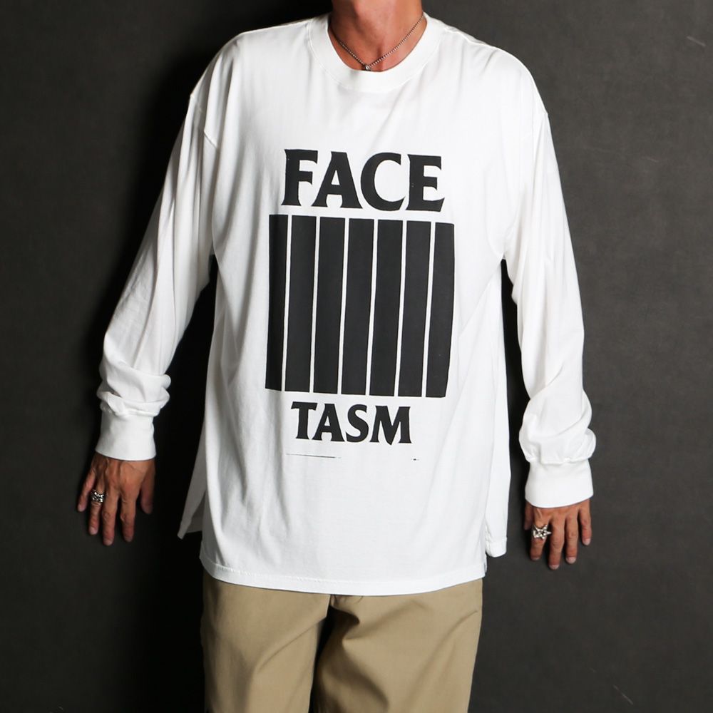 7 BARS LONG SLEEVE TEE - WHITE / グラフィック Tシャツ / KR-TEE-U03
