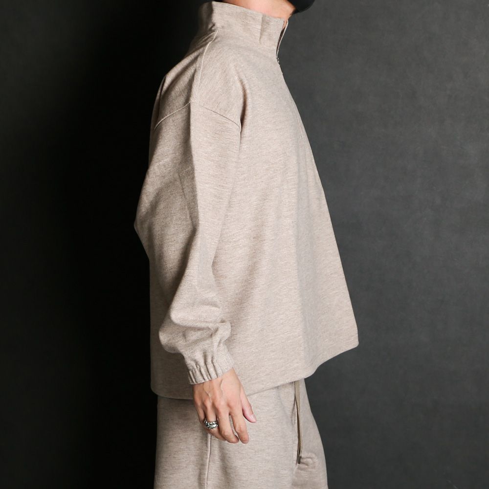 DOUBLE FACE JERSEY HALF ZIP / ハーフジップ プルオーバー / 178204