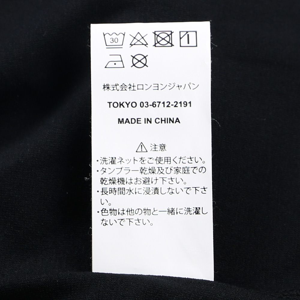 【ラスト1点-サイズS】 SEPARATE GRAPHIC L/S TEE - BLACK / グラフィックTシャツ / 14538