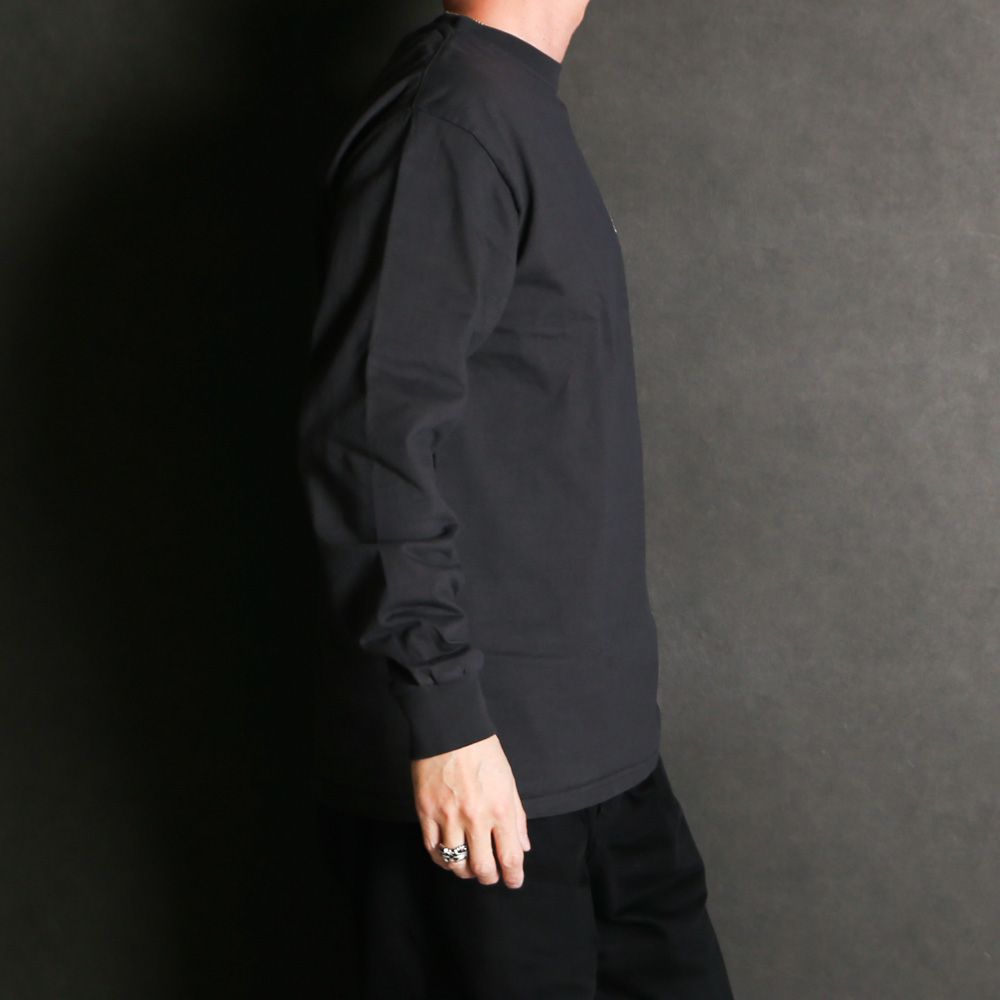 SD Heavyweight Stadium Logo Long Sleeve T - BLACK /  Tシャツ / TSOLB120