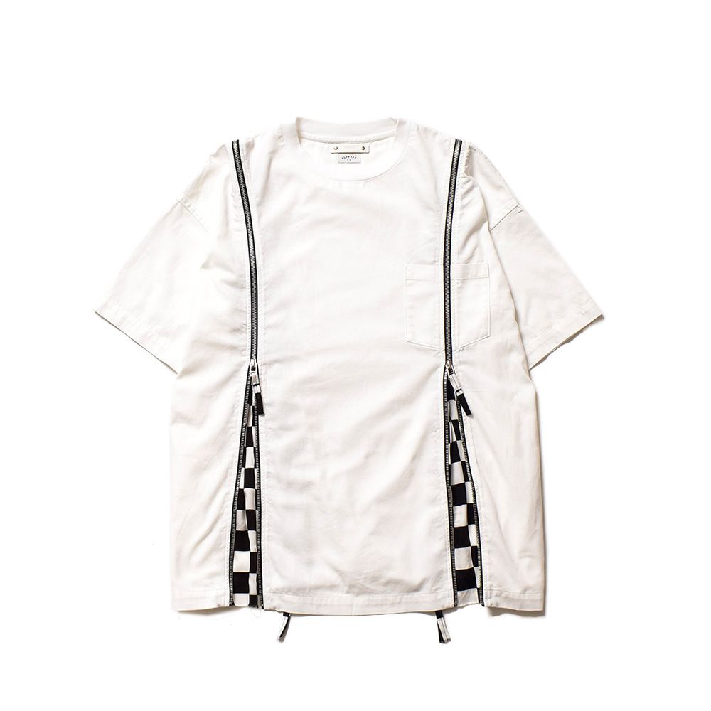 【ラスト1点-サイズ3】 OLD PARK×MINEDENIM / Zip Wide Denim T-SH / MND-23SSOP001-07