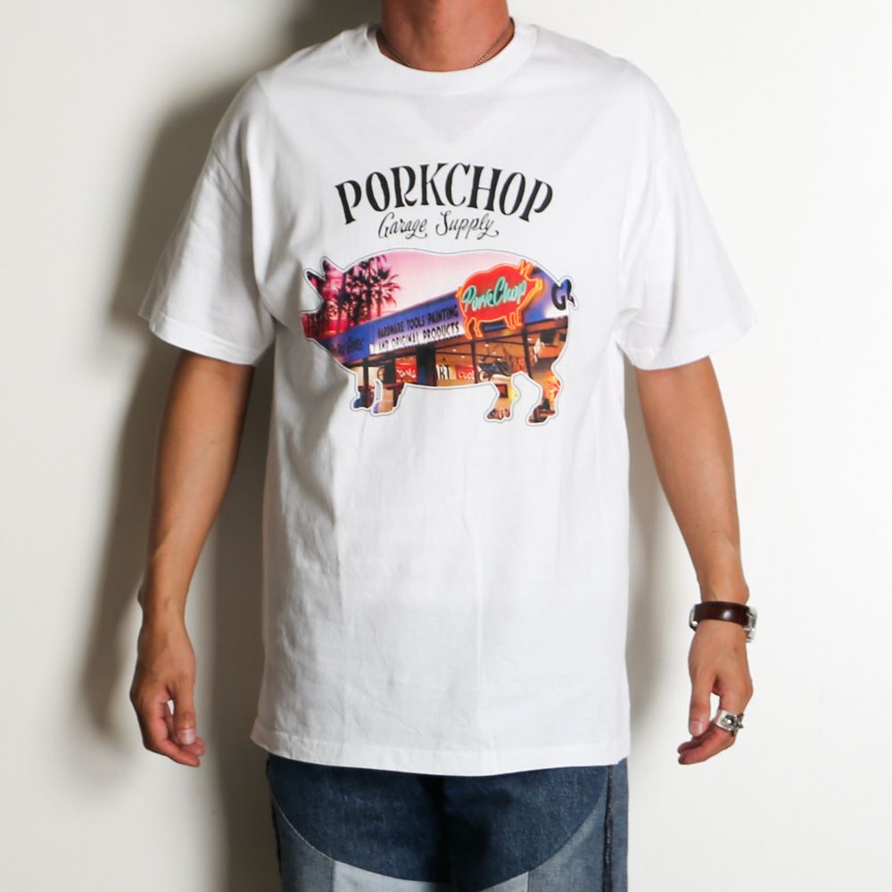 PCP STORE TEE - WHITE / ショートスリーブTシャツ