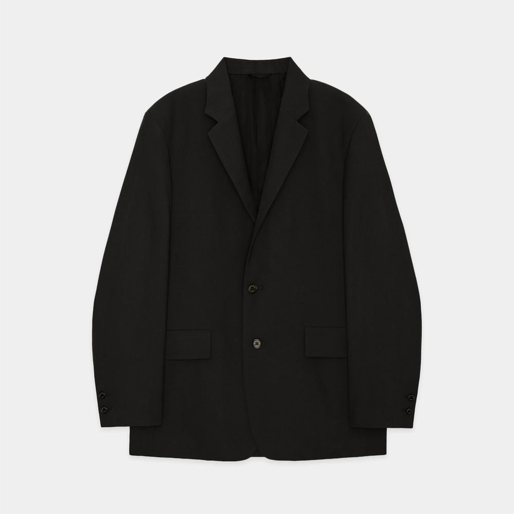 Sports Coat - Black / 3/60 オーガニックウールサバイバルクロス® - スポーツコート / A26C07JK01C （8月下旬入荷予定）