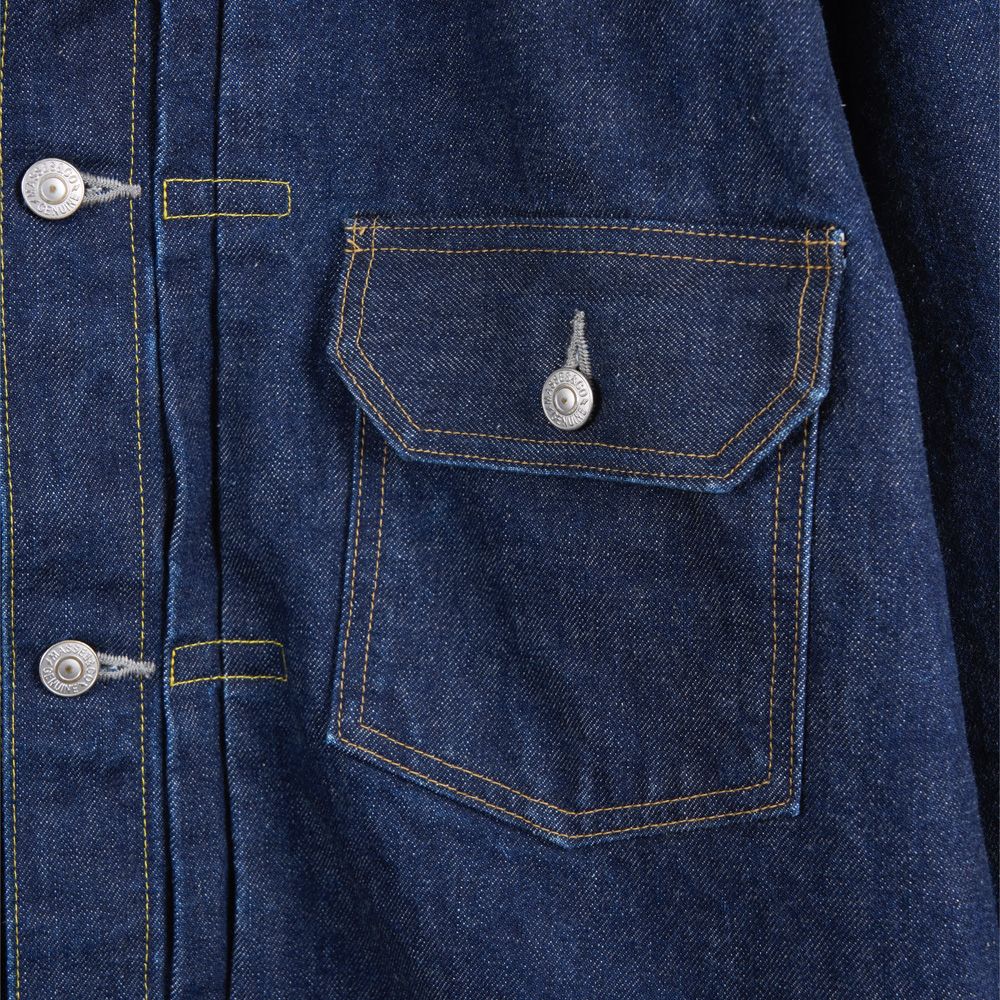 MASSES × Maison MIHARA YASUHIRO / DENIM JACKET ONE WASH MMY - INDIGO / セルヴィッヂデニム 1st型ジャケット / C15BL035
