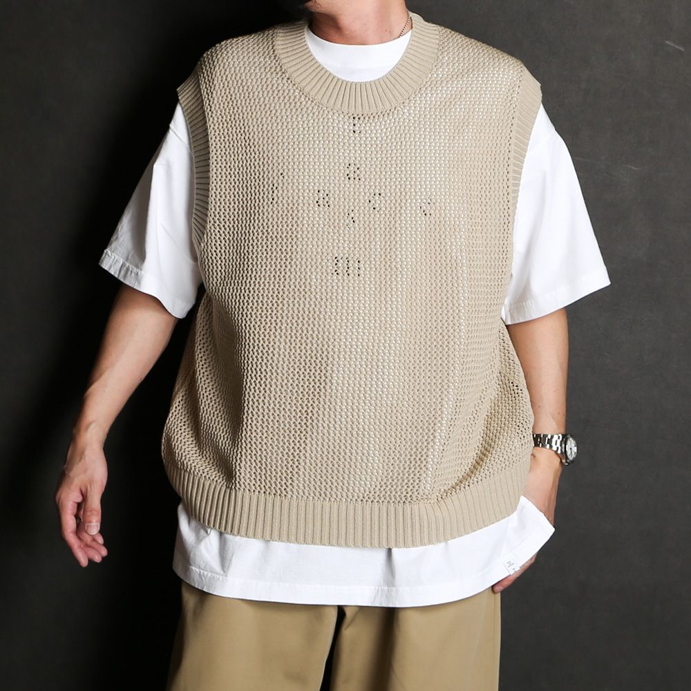 Iroquois - MESH MOLDED KNIT VS / メッシュ ニットベスト / 277109