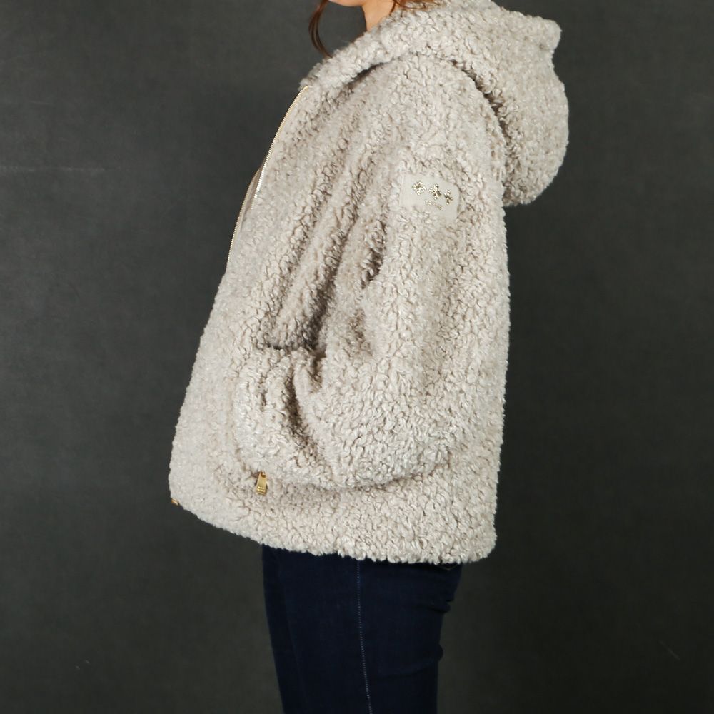 【レディース】 IPAMA イパマ - L.GRAY / ボア フードブルゾン (フリース) / LJXA0042033588