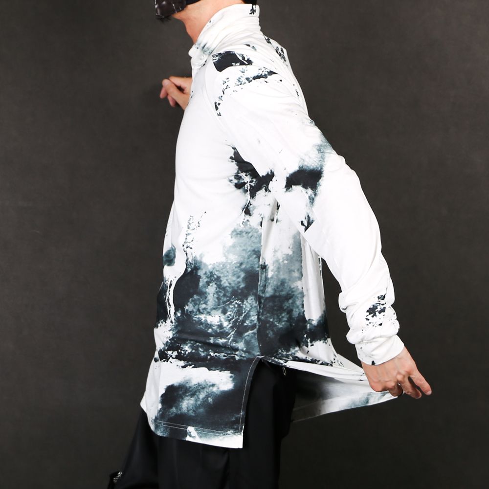 "Forest Fire" Fire T-shirts / グラフィック タートルネック Tシャツ / TA20AW-JR051