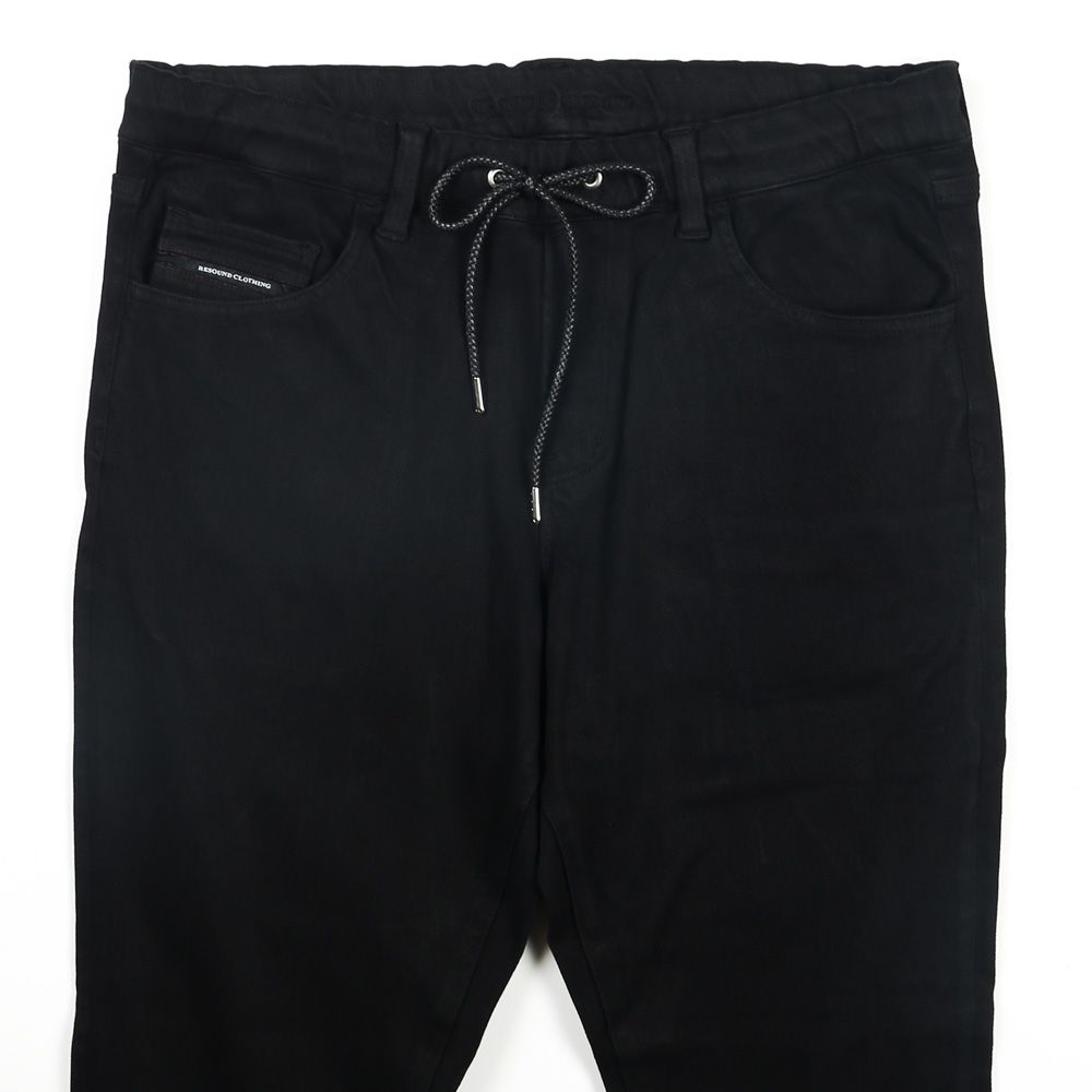 MICK DENIM JERSEY - BLACK / ジャージーンズ / BASIC-ST-020