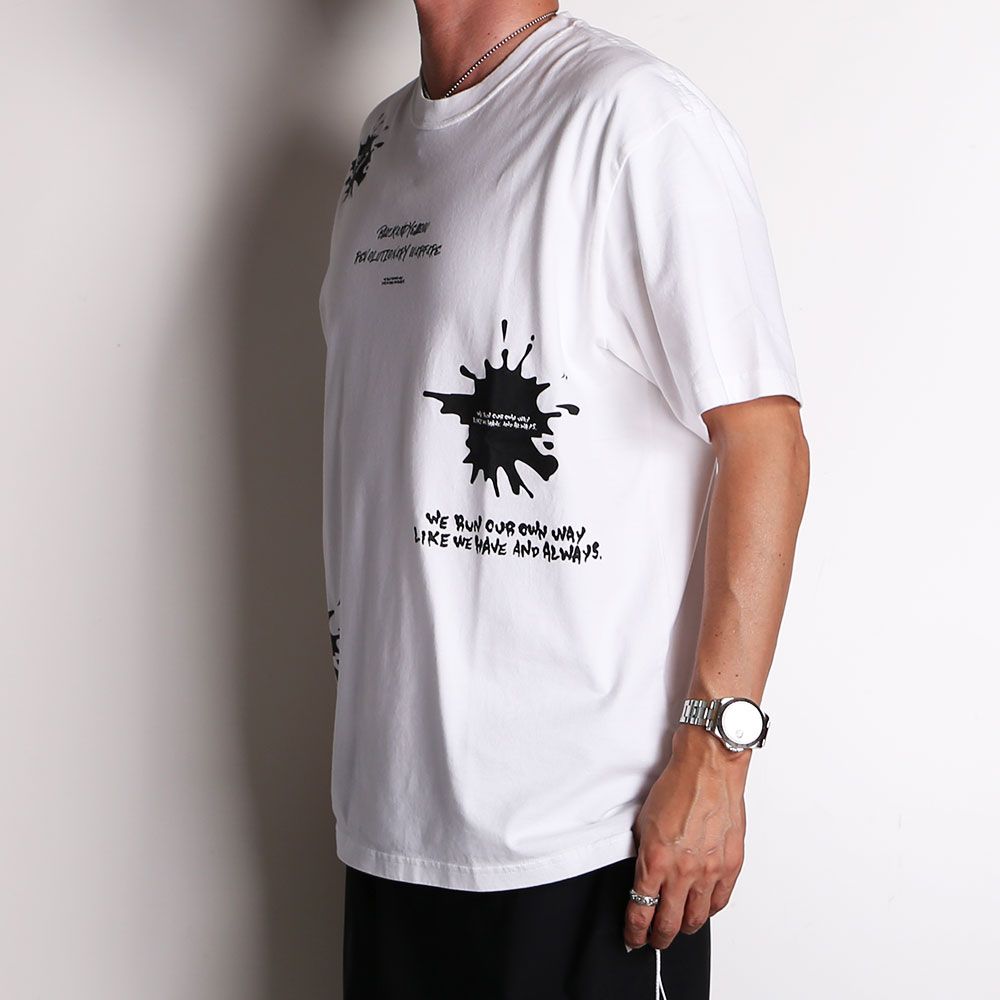DOROP INK TEE / プリント Tシャツ / 22'RT-0503