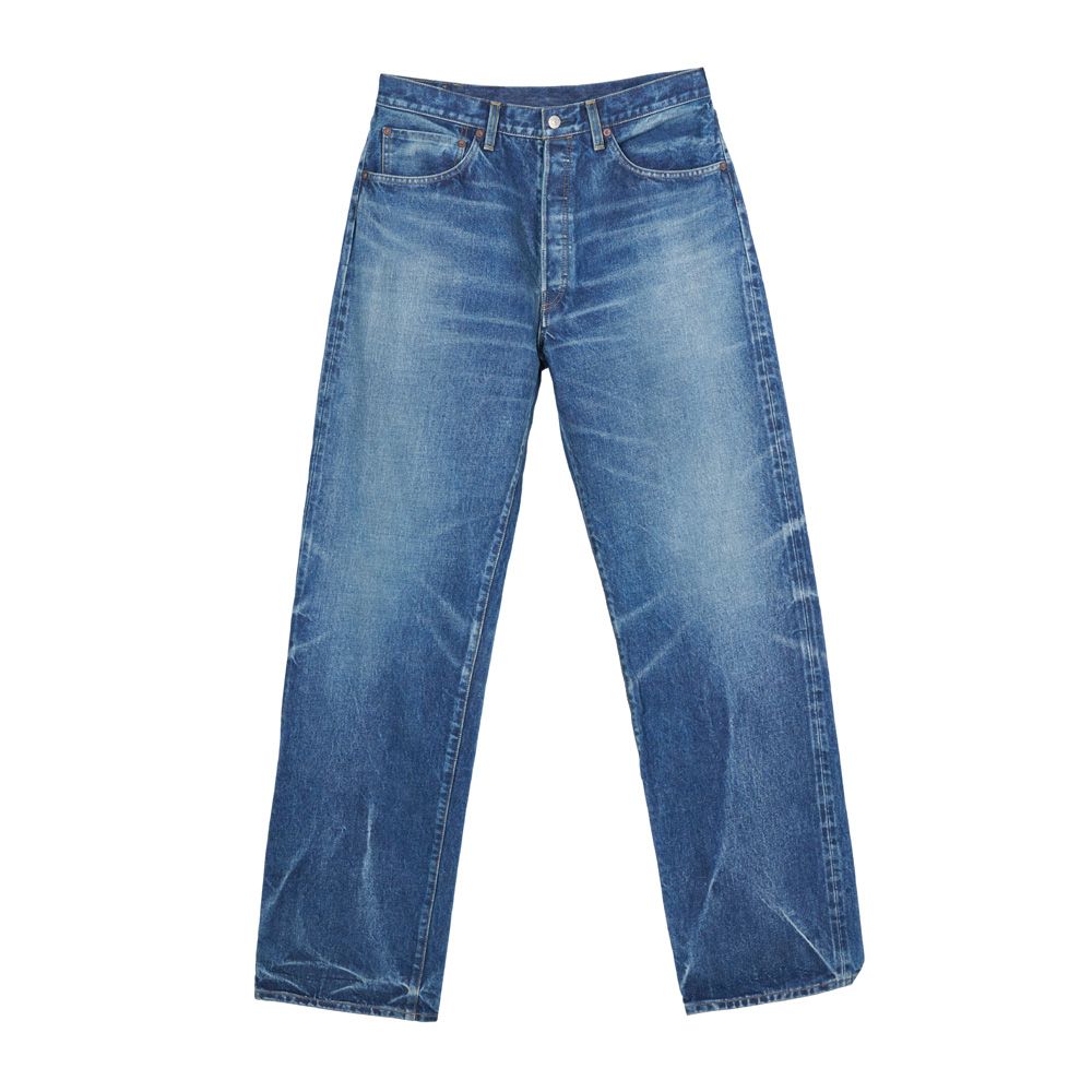 DENIM 5P PANTS H.WASH / ワイドストレート デニムパンツ / 1252005