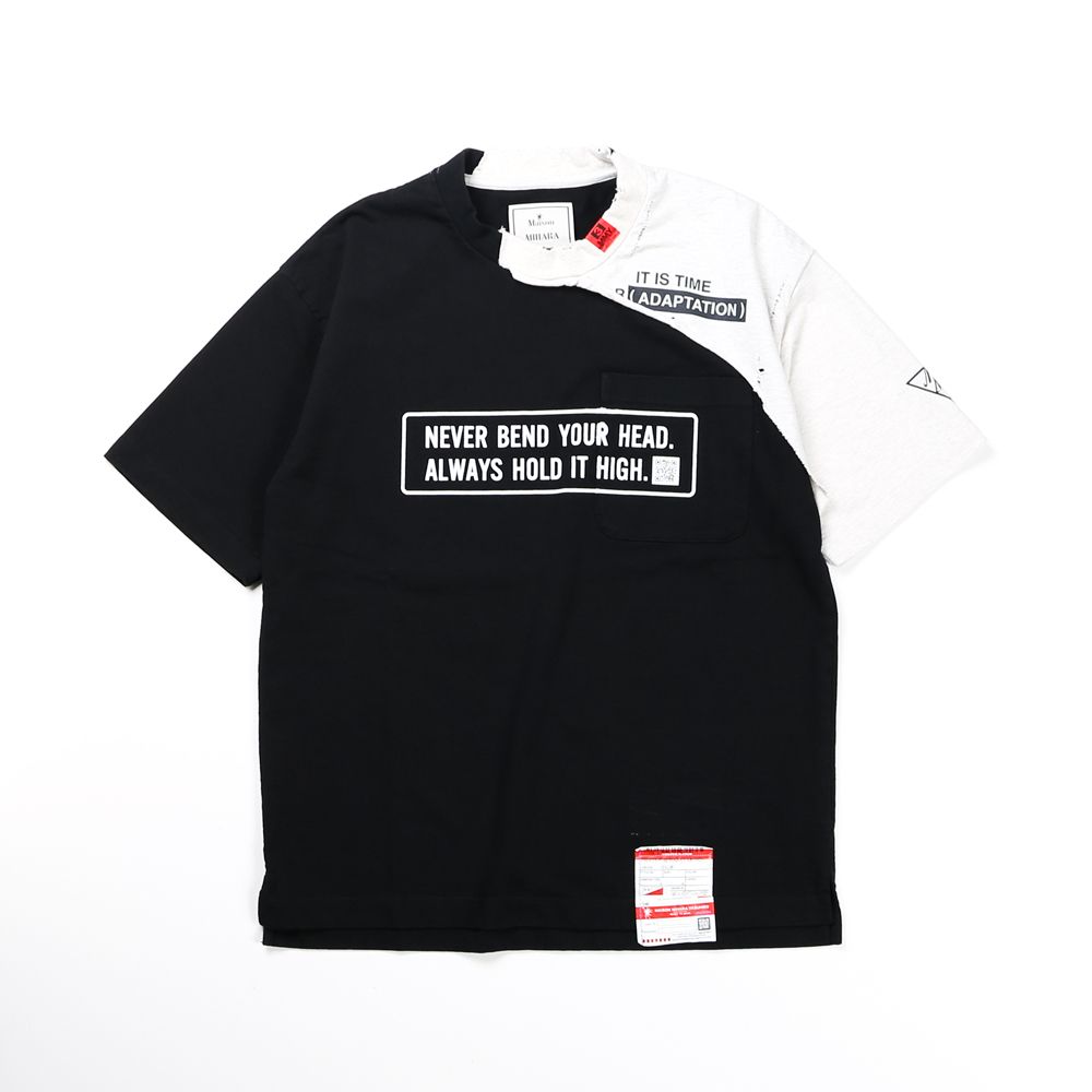Maison MIHARA YASUHIRO - Partly double T-shirt / A06TS631