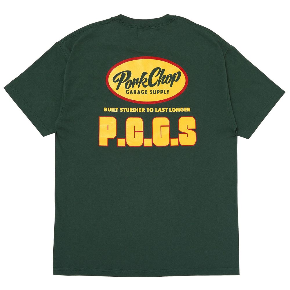 PORKCHOP - PCGS BLOCK TEE - WHITE / ショートスリーブTシャツ