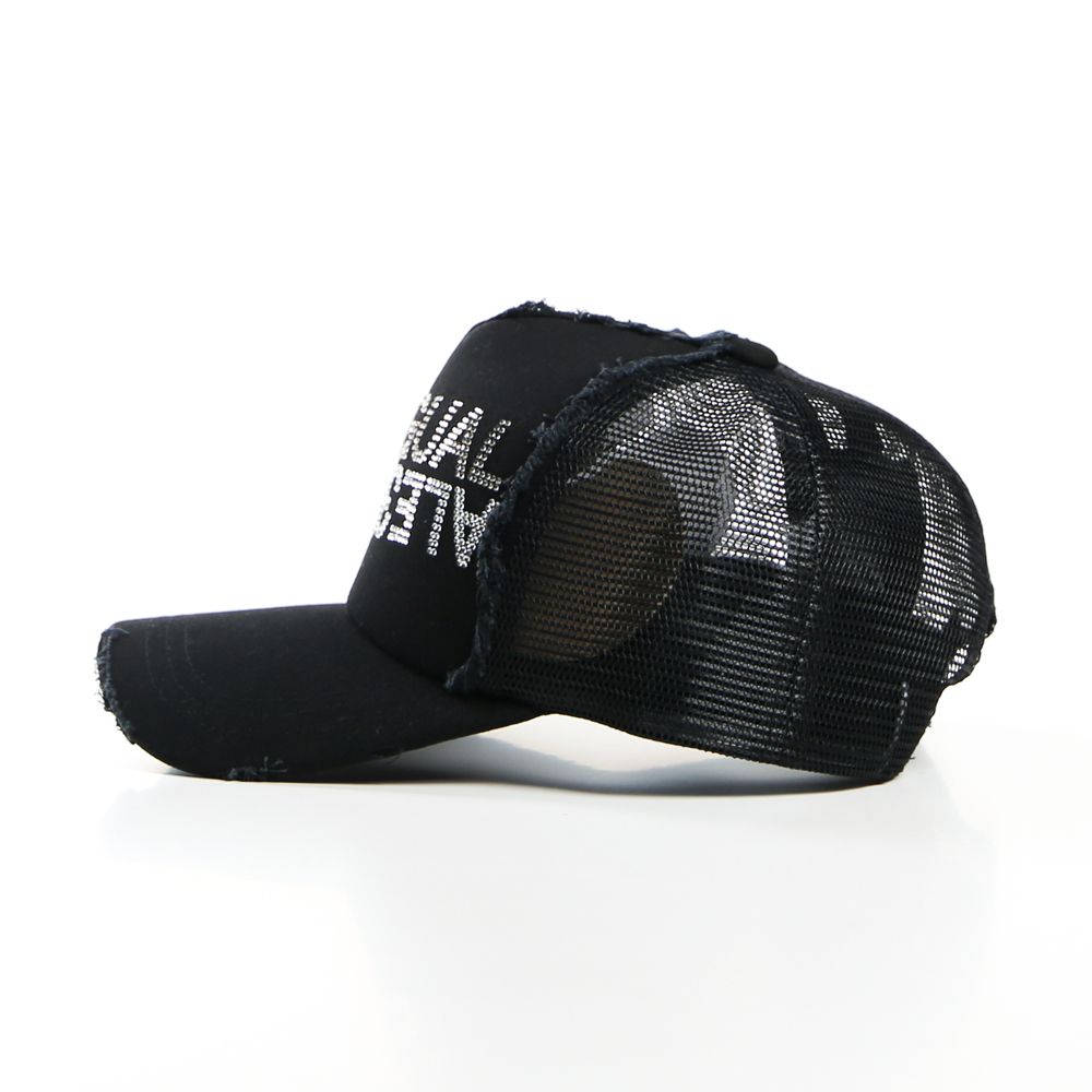 DOUBLE LOGO RHINESTONE CAP / ダブルロゴ ラインストーンキャップ / USZ-21001