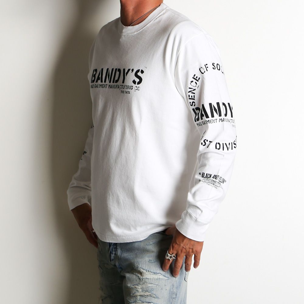 STAMP LOGO L/S TEE - WHITE / Tシャツ / 24'RTC-0802