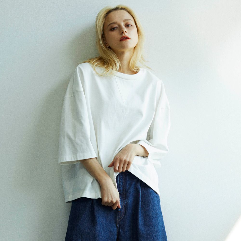 Big gusset tee / ワイドシルエットTシャツ / SN-438B