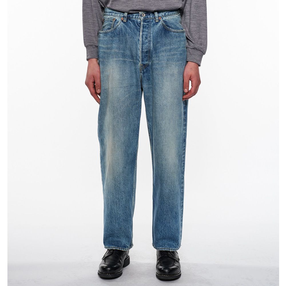 COCOON FIT JEANS - USED WASHED / オーガニックコットン 13.5oz セルビッチデニム - コクーンフィットジーンズ / M25C02PT02C