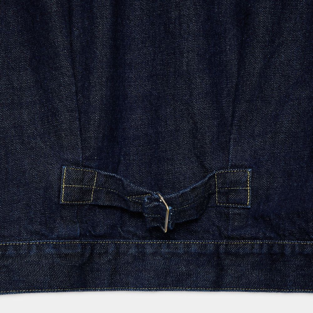 TYPE-1 DENIM JACKET - INDIGO O.W / オーガニックコットン 13.5oz セルビッチデニム - TYPE-1 デニムジャケット / M26C07BL01C (7月下旬入荷予定)