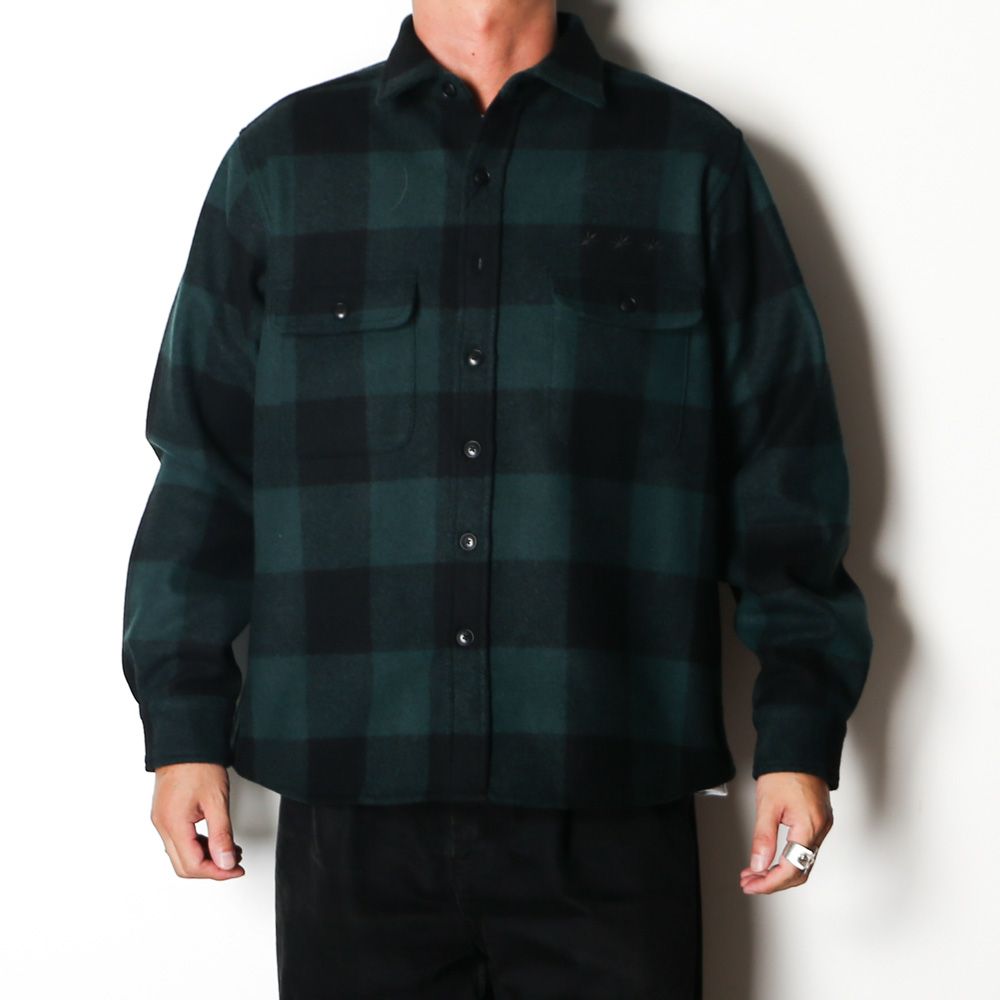 CPO Shirt - Green / CPOシャツジャケット / GD0469