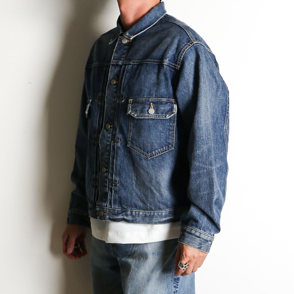 ×HAGUN / 2ND TYPE LAGE TRACKER JACKET - BLUE / デニムジャケット / VTM-25-O-108