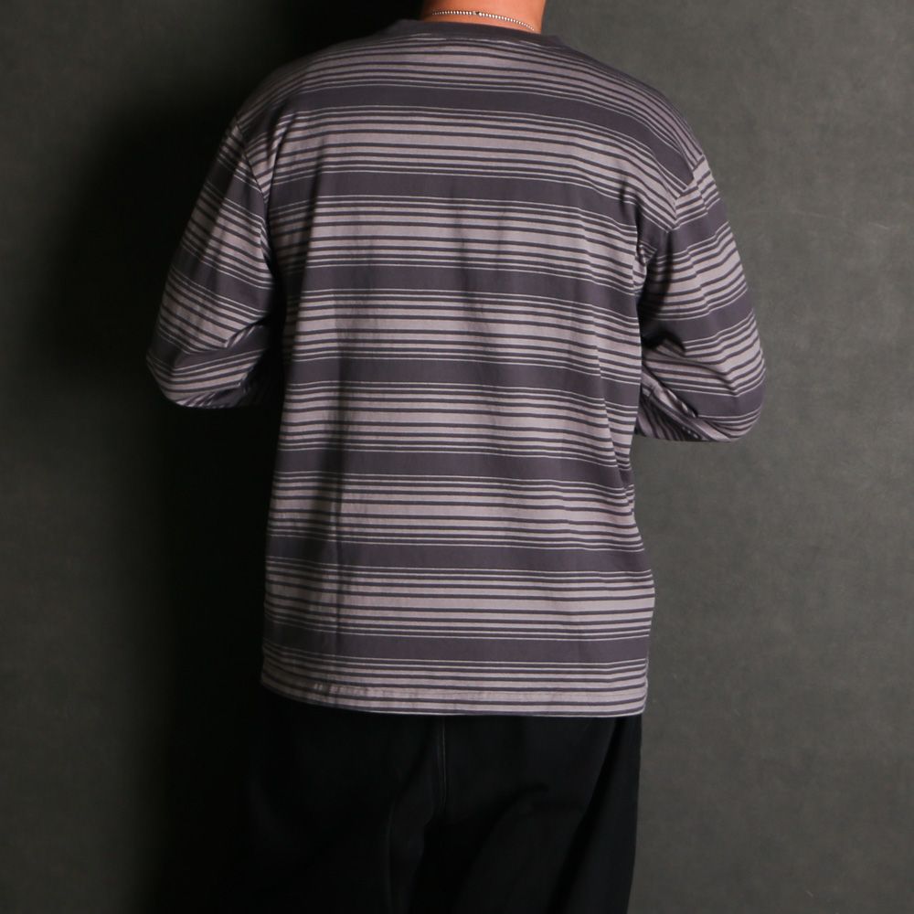 SD Heavyweight Border LS T / ボーダー Tシャツ / TSOLB170