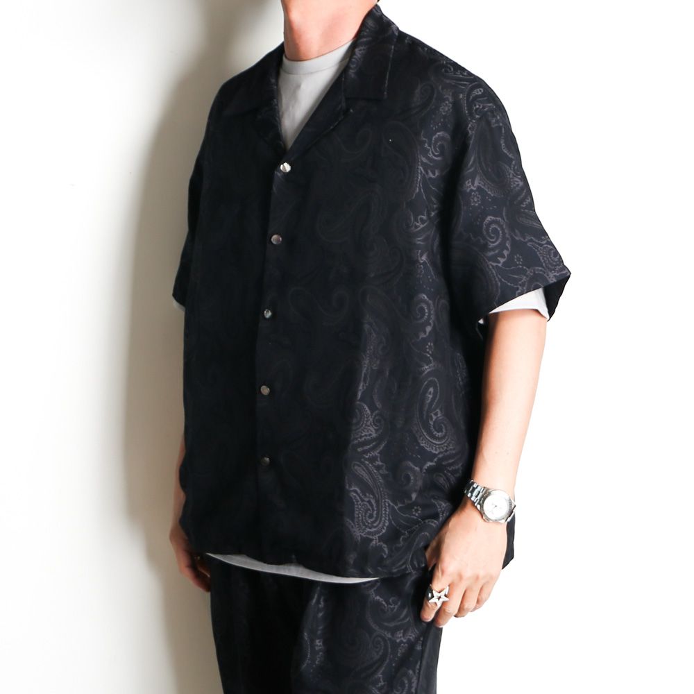 Aloha shirt - Paisley jacquard / アロハシャツ - ペイズリー ジャガード / SN-557