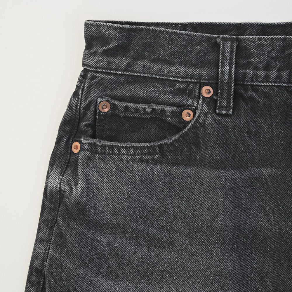 ×HAGUN / WIDE PIPE DENIM PANTS - BLACK / バギーシルエット デニムパンツ / VTM-25-P-103