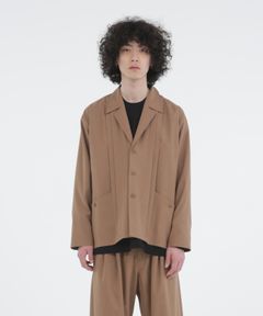 WORSTED WOOL-LIKE TWILL JK / シャツジャケット / 378205