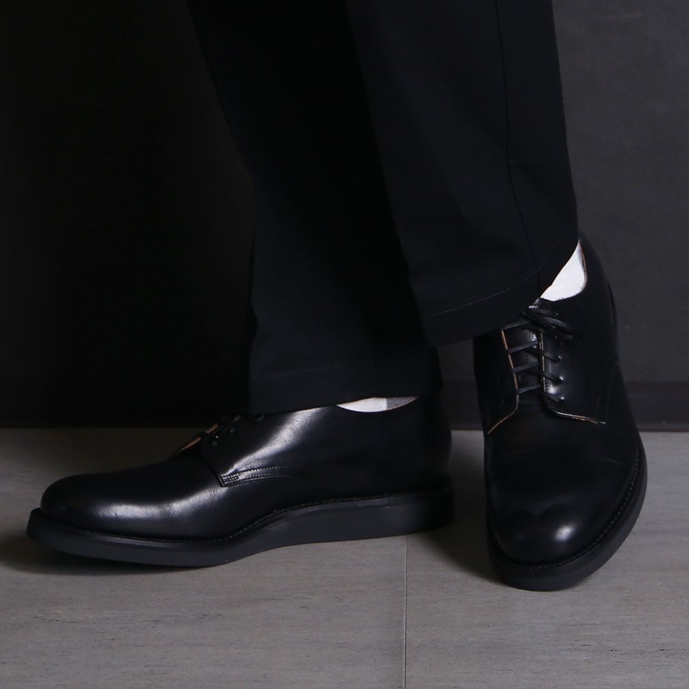 Leather Officer Shoes - BLK / MGK-009