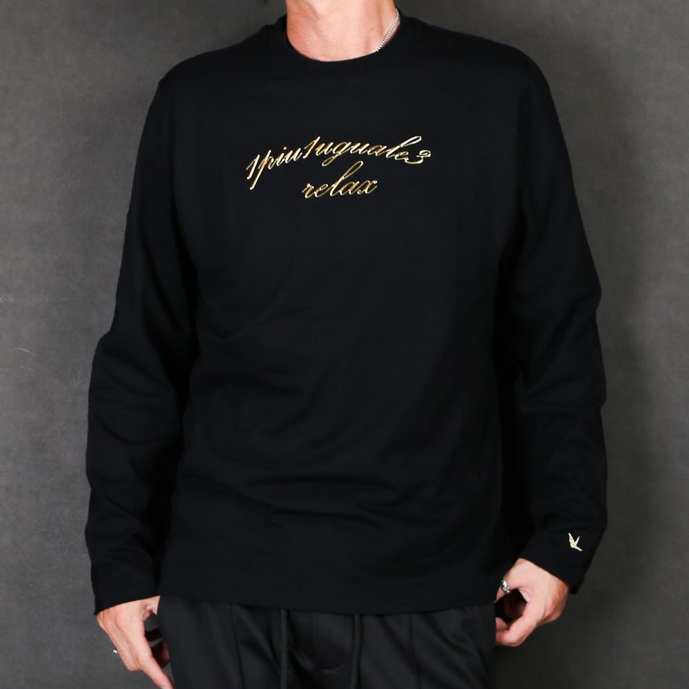GOLD LOGO PRINT L/S / ゴールドロゴ ロングスリーブTシャツ / UST-20016