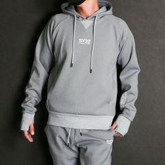 【ラスト1点-サイズS】 DOUBLE KNIT EMBOSS LOGO P/O HOODIE / プルオーバー フーディー / 12562