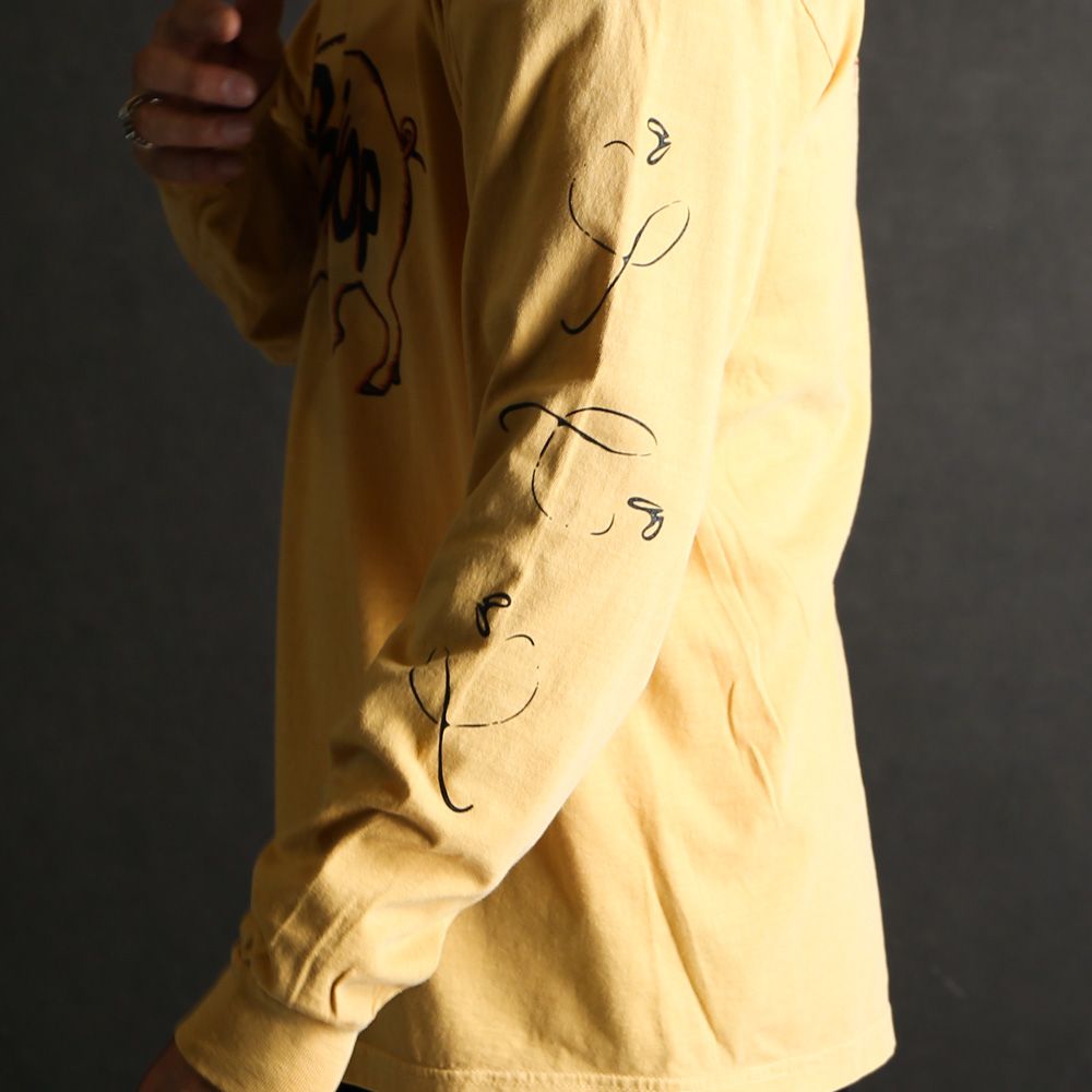 SCUM PORK L/S TEE - MUSTARD / ロングスリーブTシャツ