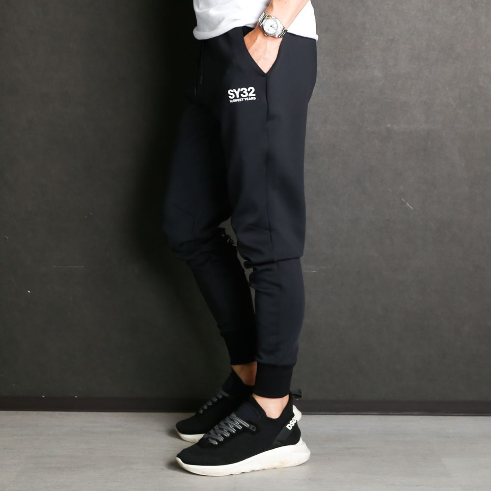 SY32 by SWEET YEARS - DOUBLE KNIT EMBOSS LOGO LONG PANTS / スウェットパンツ / 12563  | chemical conbination