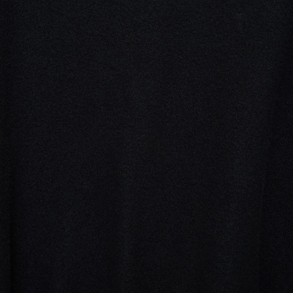 ZIP UP VEST - BLACK / スーパー130s ウールナッピング - ジップアップベスト / M25D10CS03A