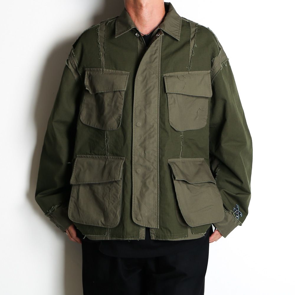 FACETASM - LAYERD MILITARY JACKET / ミリタリージャケット / MKS-JK