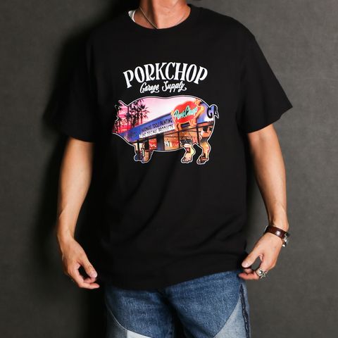 PCP STORE TEE - BLACK / ショートスリーブTシャツ